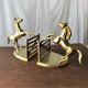 Goldeneye brass décor horses