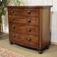 Commode Victorienne anglaise en acajou XIXème