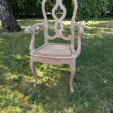 Italian cane armchair