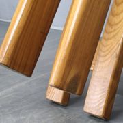 Set of 8 Czech Postmodern Pine Dining Armchairs, 1970s