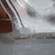 Golf crystal pocket emptier or paperweight by Nybro of Sweden