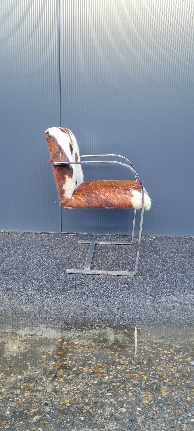 Brno flat bar armchair by ludwig mies van der rohe