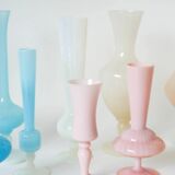 Large opaline vase, pale pink, 1960