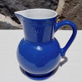 Blue ceramic pitcher Emile Henry
