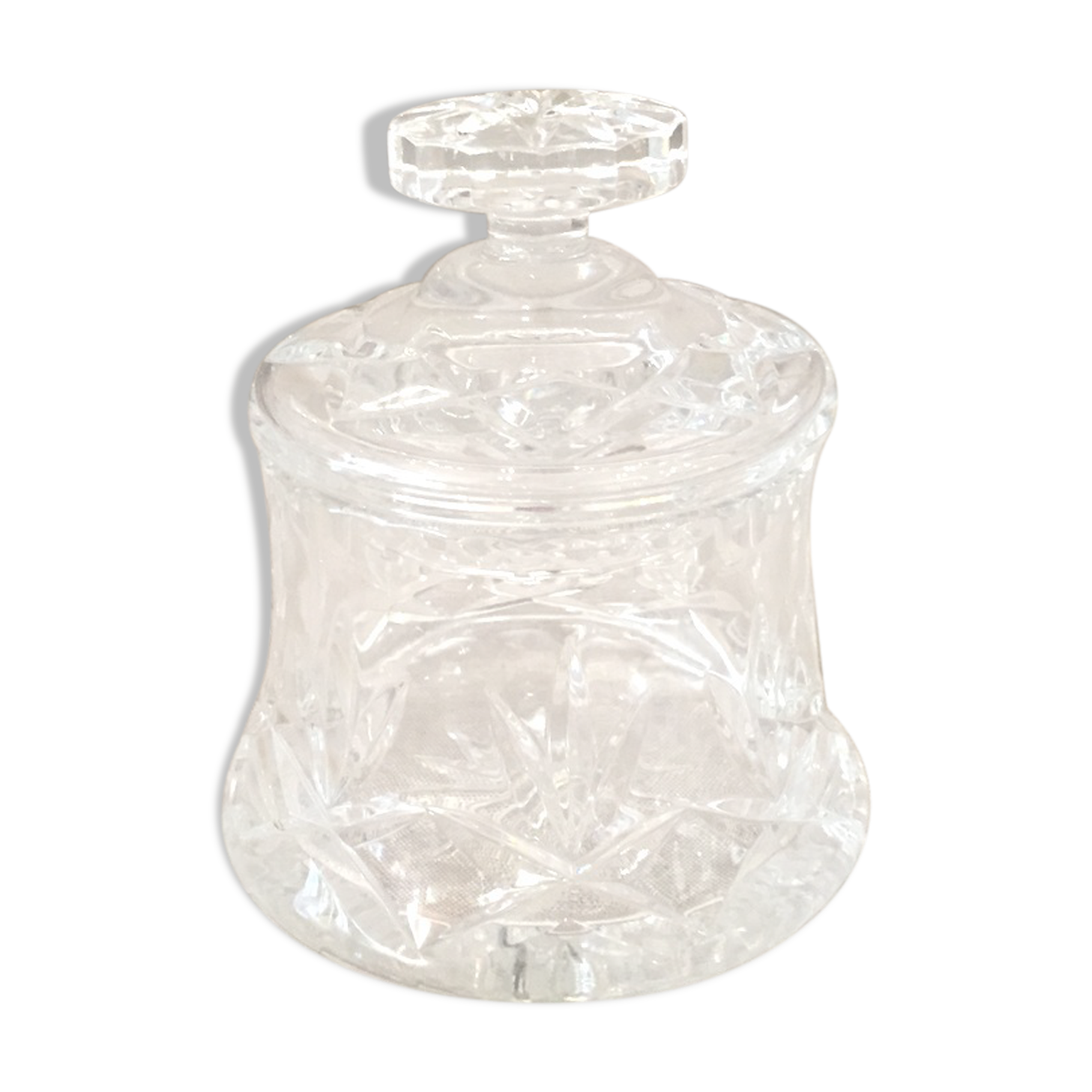 CANDY OR SUGAR BOWL IN CRYSTAL SIZE