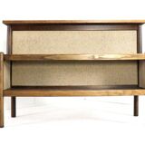 1970's home bar with 2 stools - vintage danish design mid century modern