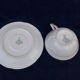 Tea cup with porcelain saucer from Limoges Charles Ahrenfeld bordered gilded