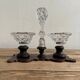 Antique cut crystal salt cellar