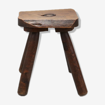 Rustic wooden stool ca.1900