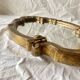 Vintage wall mirror in gold resin