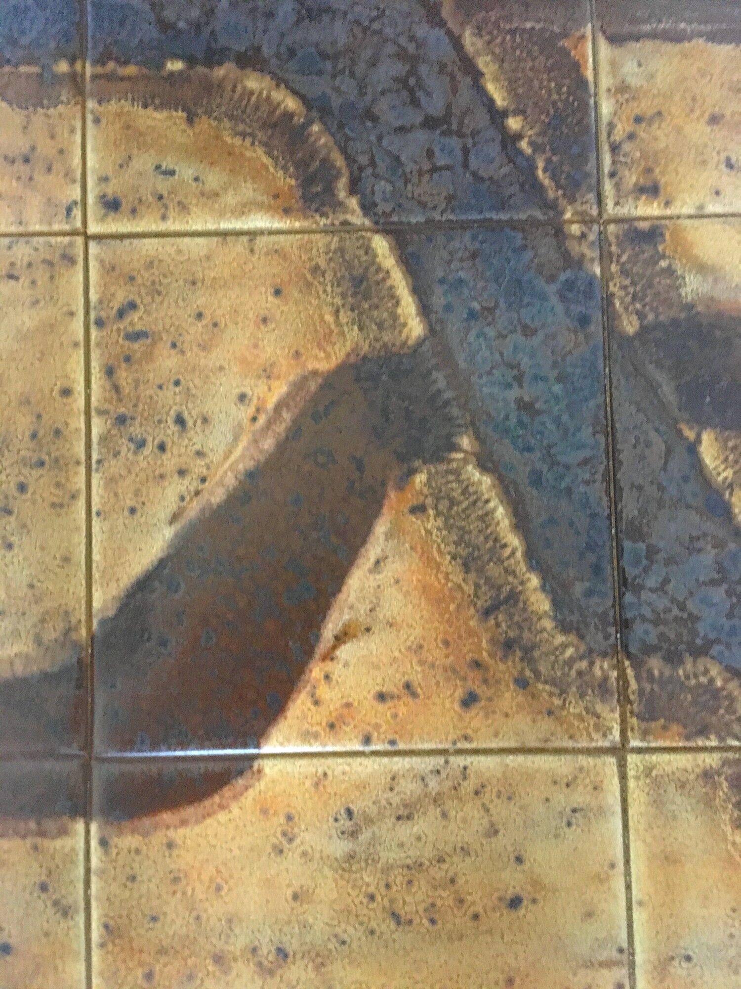 1960s vintage Vallauris ceramic coffee table