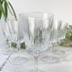 6 Vintage Cristal D'Arques Versailles Red Wine Glasses No. 4