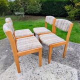 4 chaises scandinaves, 1970-80