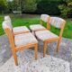 4 Scandinavian chairs, 1970-80