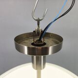 Bauhaus Indirect Ceiling Light, Nickel, Czechoslovakia 1930s