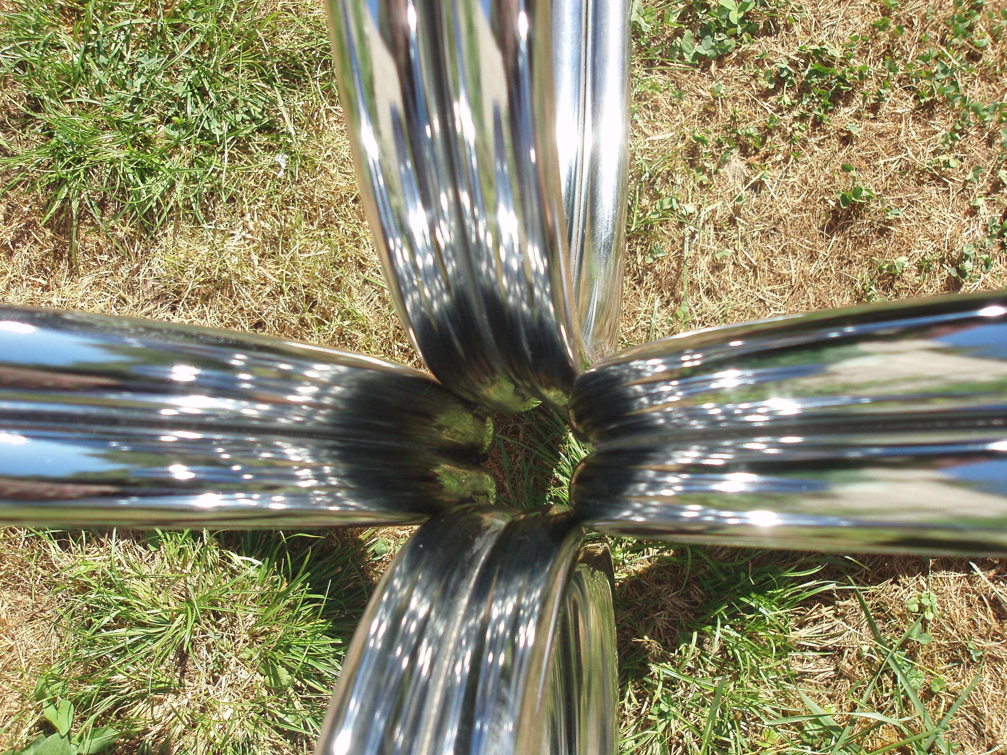 Vintage marble roundtable