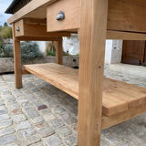 Solid oak workbench