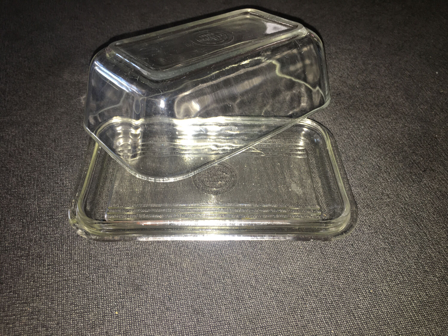 Duralex butter dish