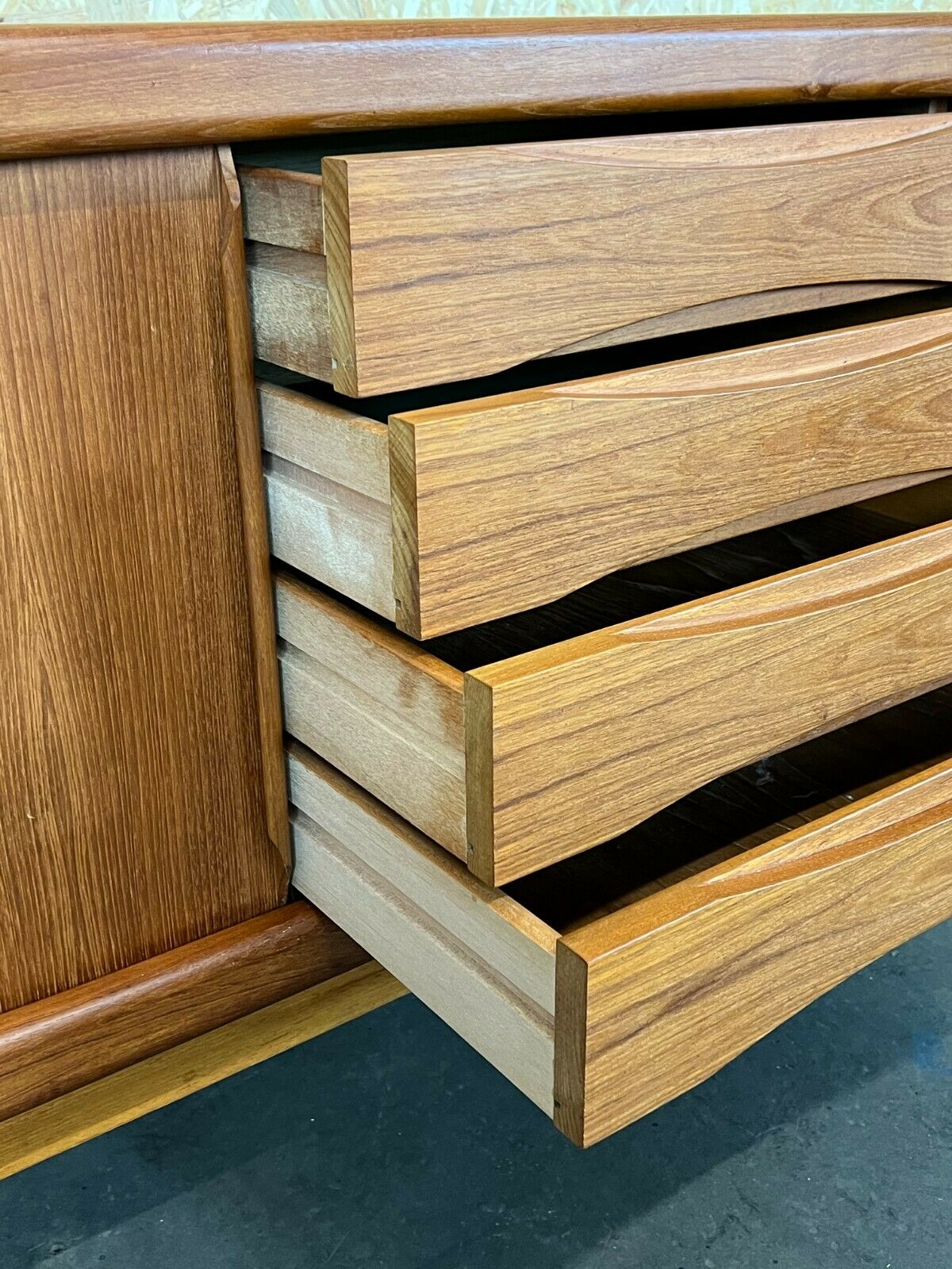 Teak sideboard Credenza HP Hansen Danish design Denmark 60s 70s