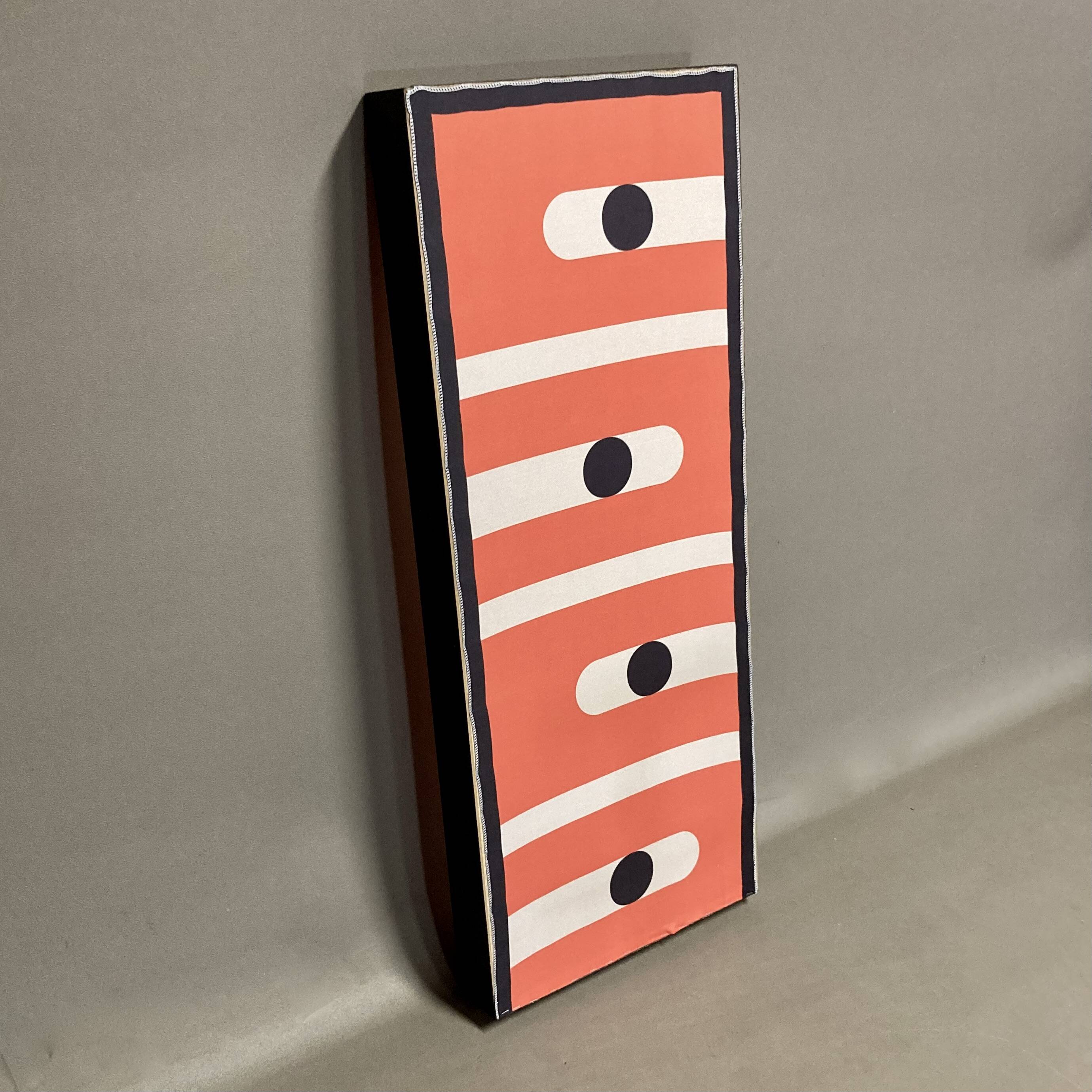 Pair of large “Scandinavian Design” decorations.