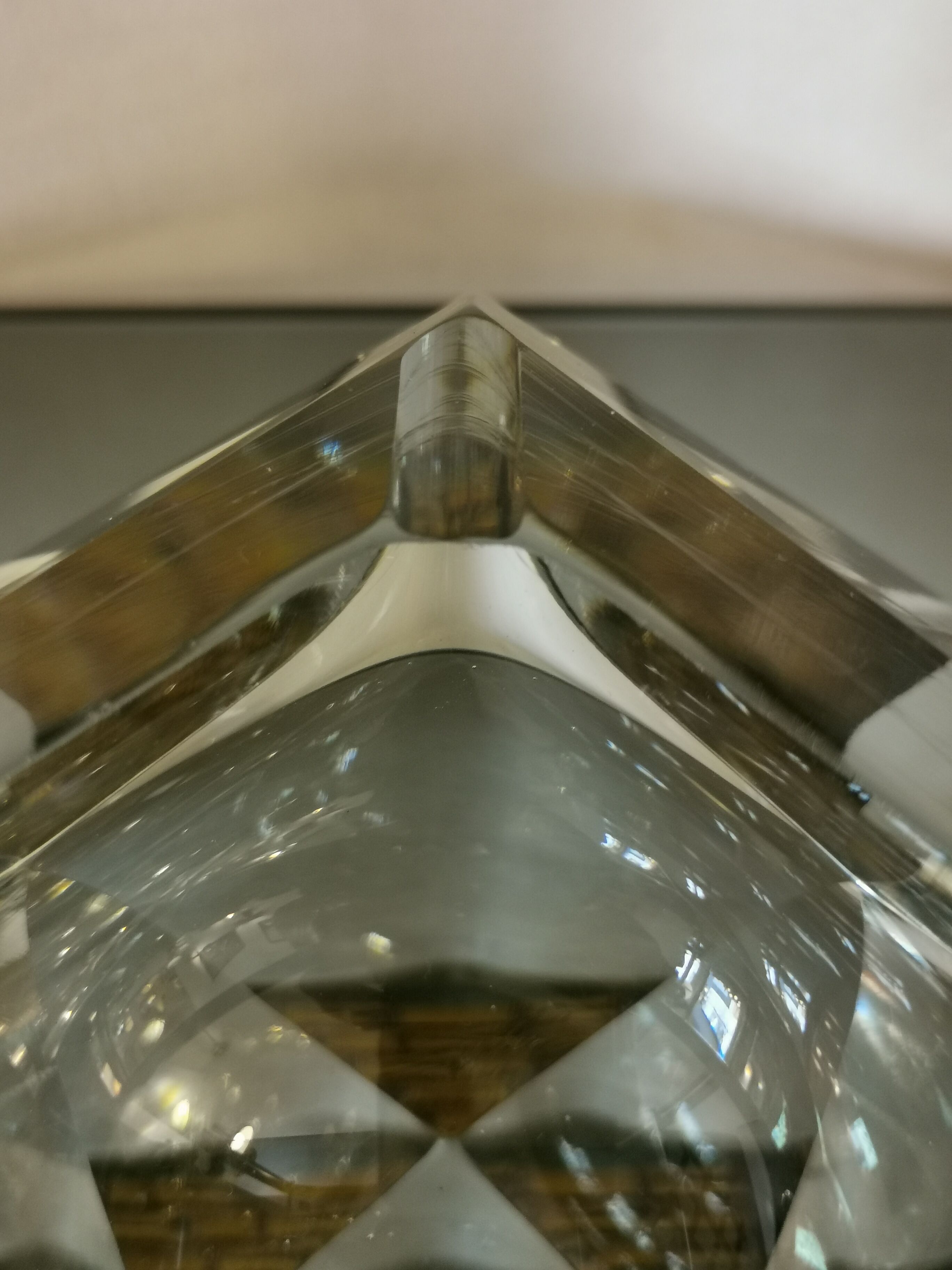 Murano glass ashtray by Flavio Poli for Seguso 60s