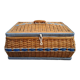 Wicker sewing box