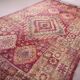 Tapis marocain vintage violet 230 x 402 cm - Tapis en laine berbère ancien fait à la main