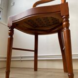 Louis Philippe Round chair with upholstered seat - Ventoux Collection