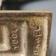 Old Large Menorah/Jewish/Hebrew Candlestick with 7 lights. Signed "Israel". 1950s. Size 23 x 24 cm
