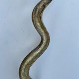 1970 Snake Bronze Candlestick