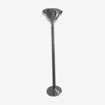 Chrome floor lamp glass