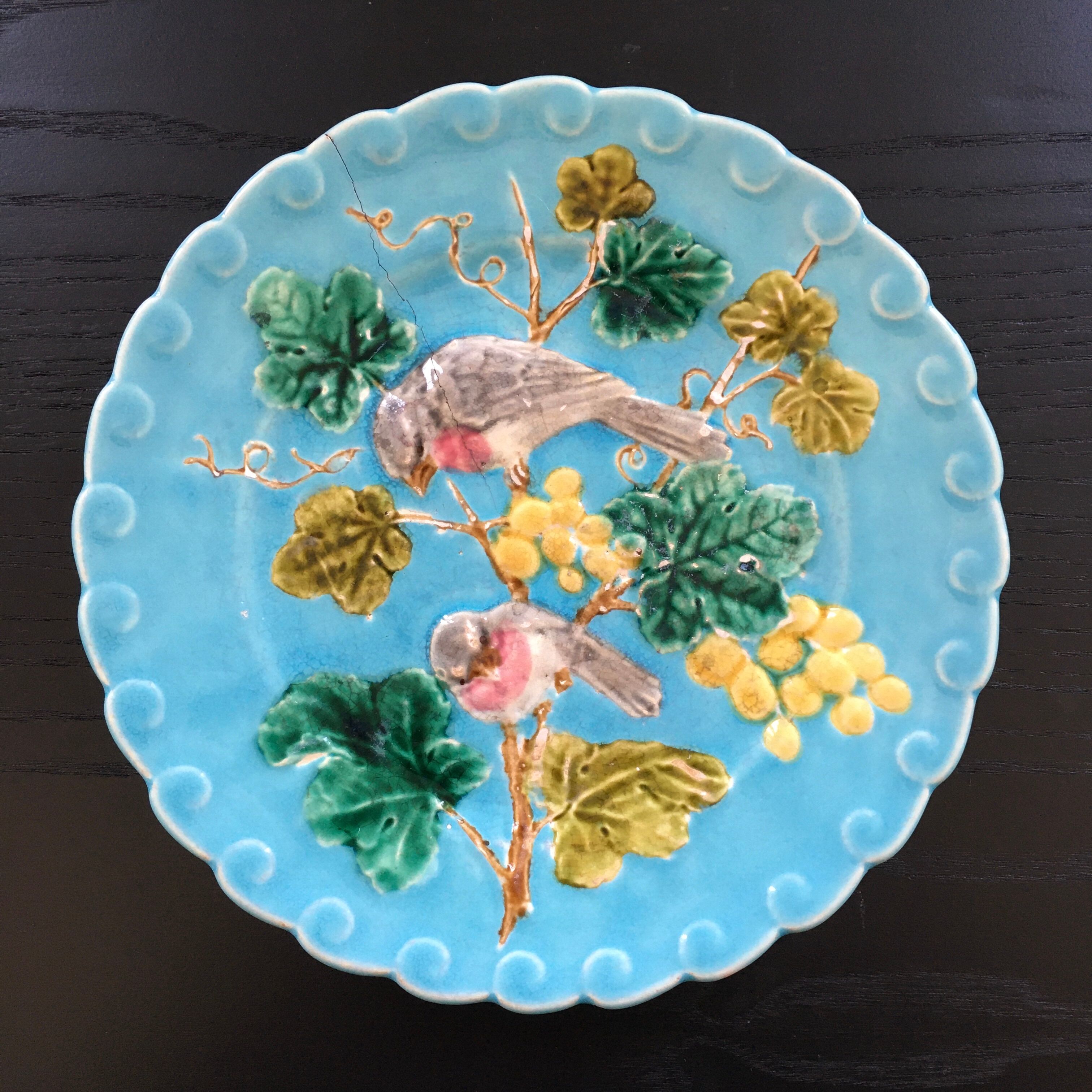 Pair of plates dabbling birds