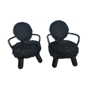 Paire de fauteuils Olivier Schrijver