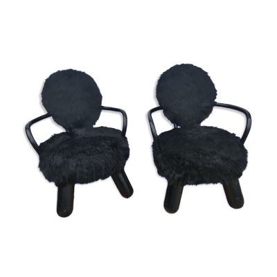 Paire de fauteuils Olivier Schrijver