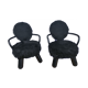 Pair of armchairs Olivier Schrijver