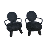 Paire de fauteuils Olivier Schrijver