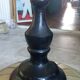 Ancienne suspension vitrail style Art Nouveau