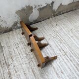 Pair of modernist constructivist wall-mounted bedside tables