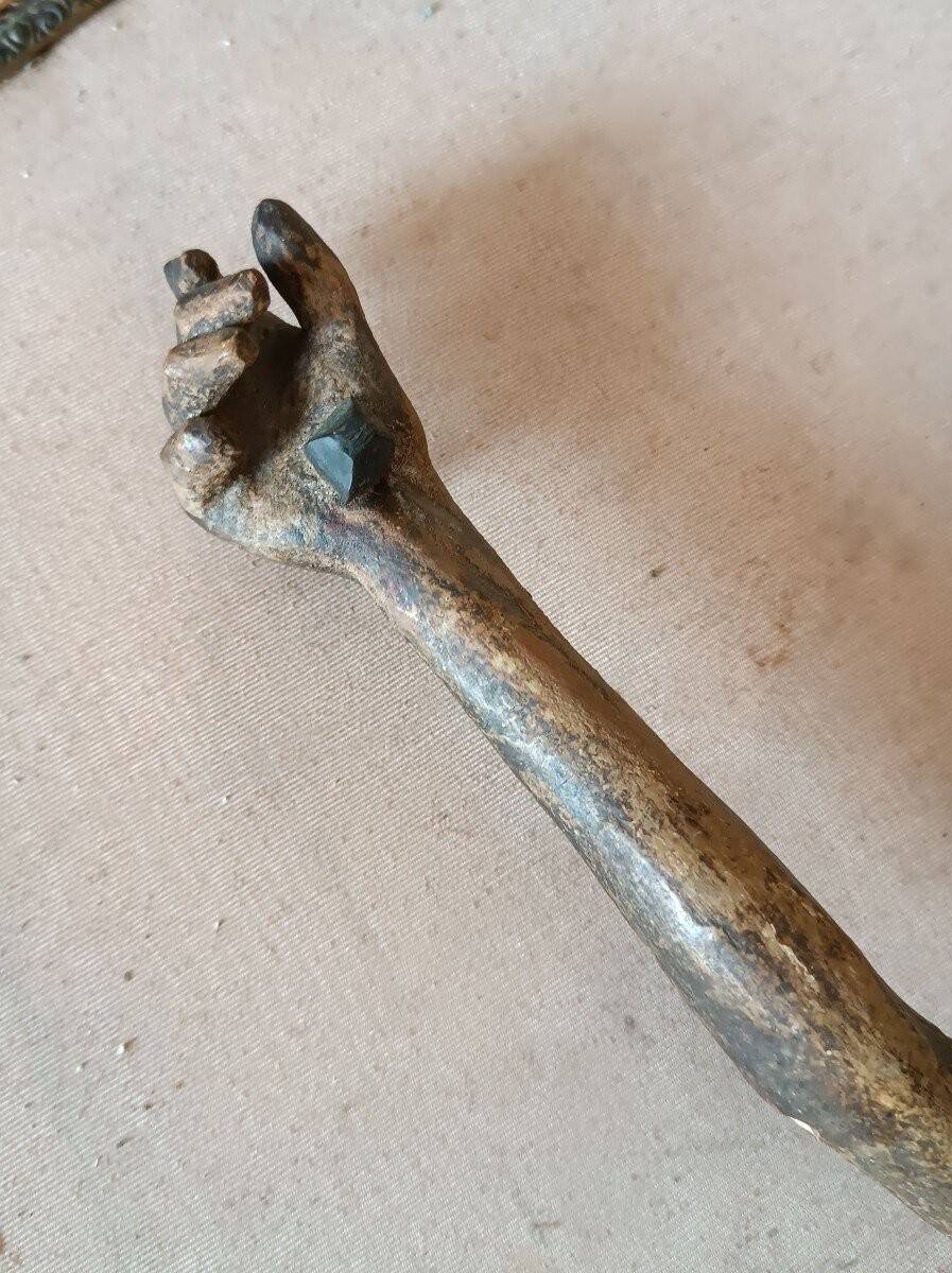 Large polychrome wooden Christ, 17th century