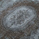 Hand-knotted bohemian turkish 1980s 174 cm x 266 cm grey rug