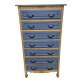 Large wooden chest of drawers, refurbished