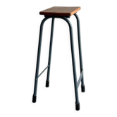 Tabouret de laboratoire industriel upcyclé