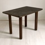 Vintage 70's wooden coffee table, side table or sofa end table