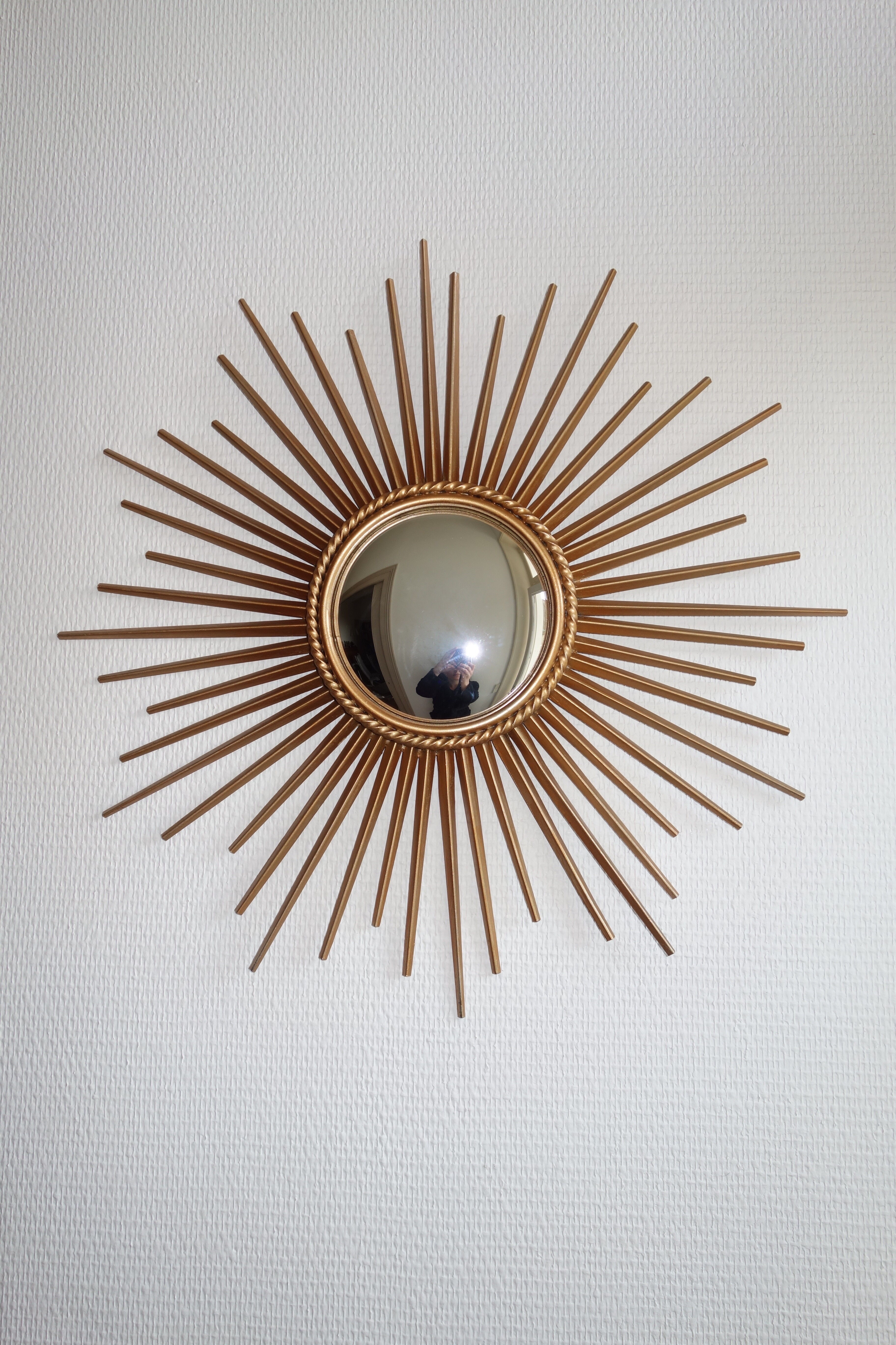 Sun mirror domed Chaty Vallauris 50x50 cm