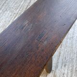 Solid oak bench 230 cm
