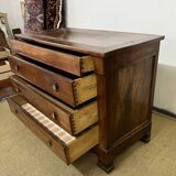 Louis Philippe wooden chest of drawers from the 19th century