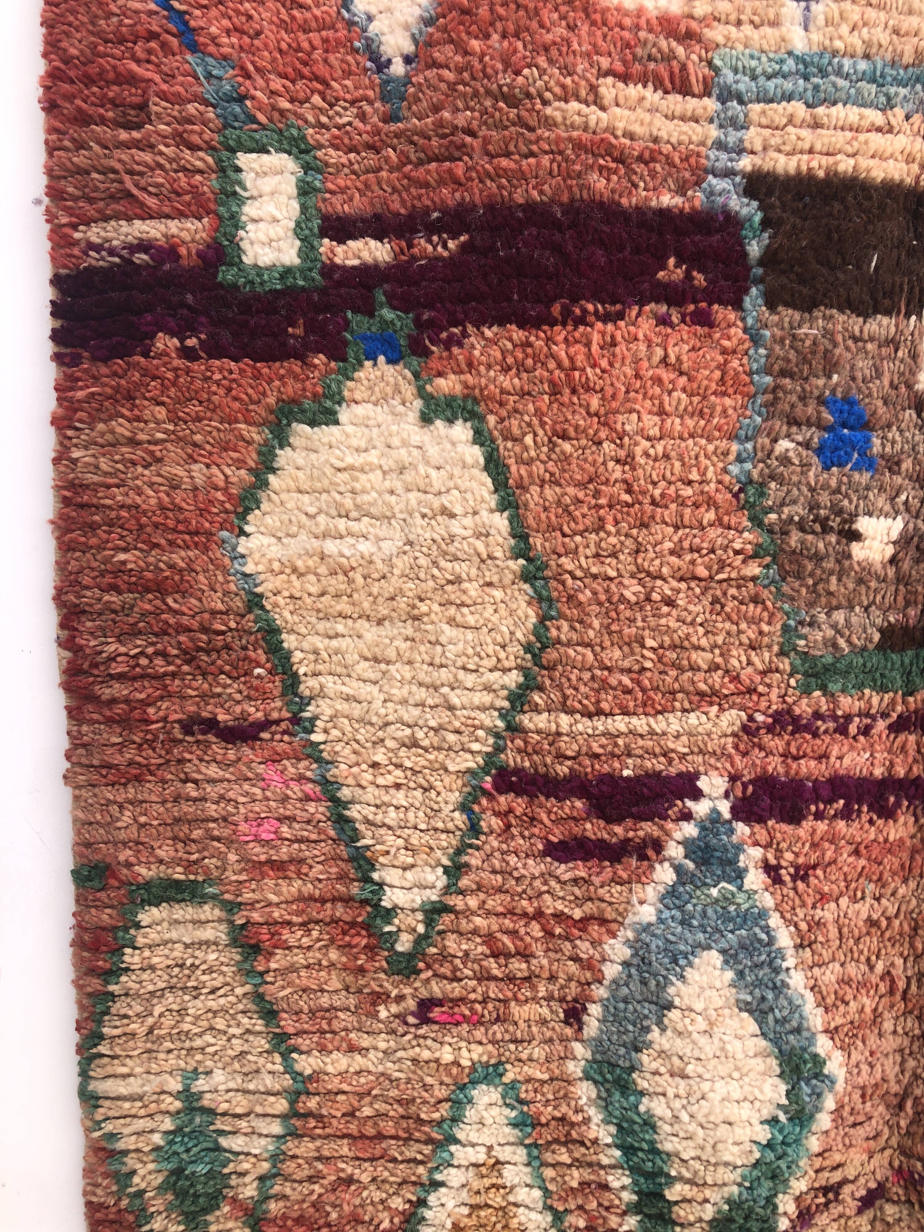 Moroccan Berber carpet Boujaad 2,44x1.46m