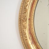 Victorian giltwood wall mirror