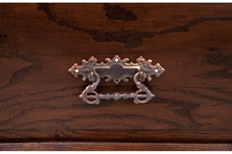 Antique oak chest of drawers, Northern Europe, circa 1890. After renovation.