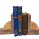 Antique Marble Bookends / Pair